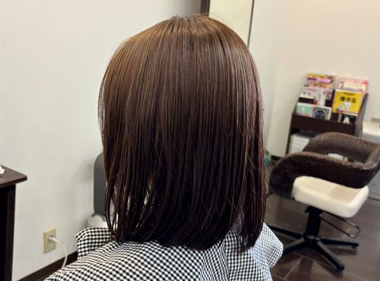 ストレートヘア