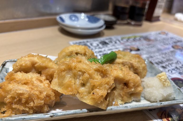 レンコンのはさみ揚げ