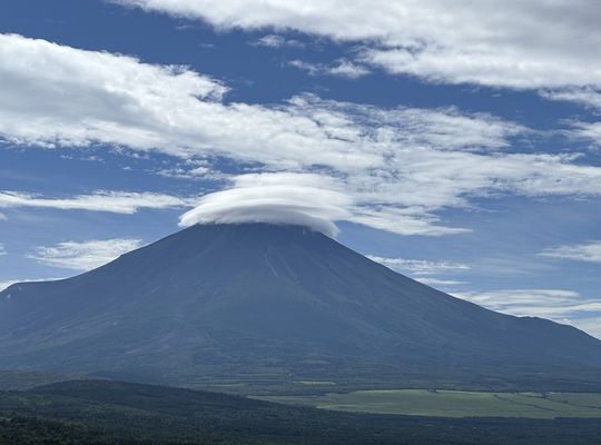 富士山笠雲
