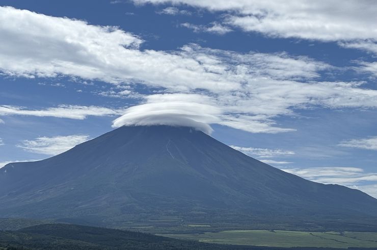 富士山笠雲